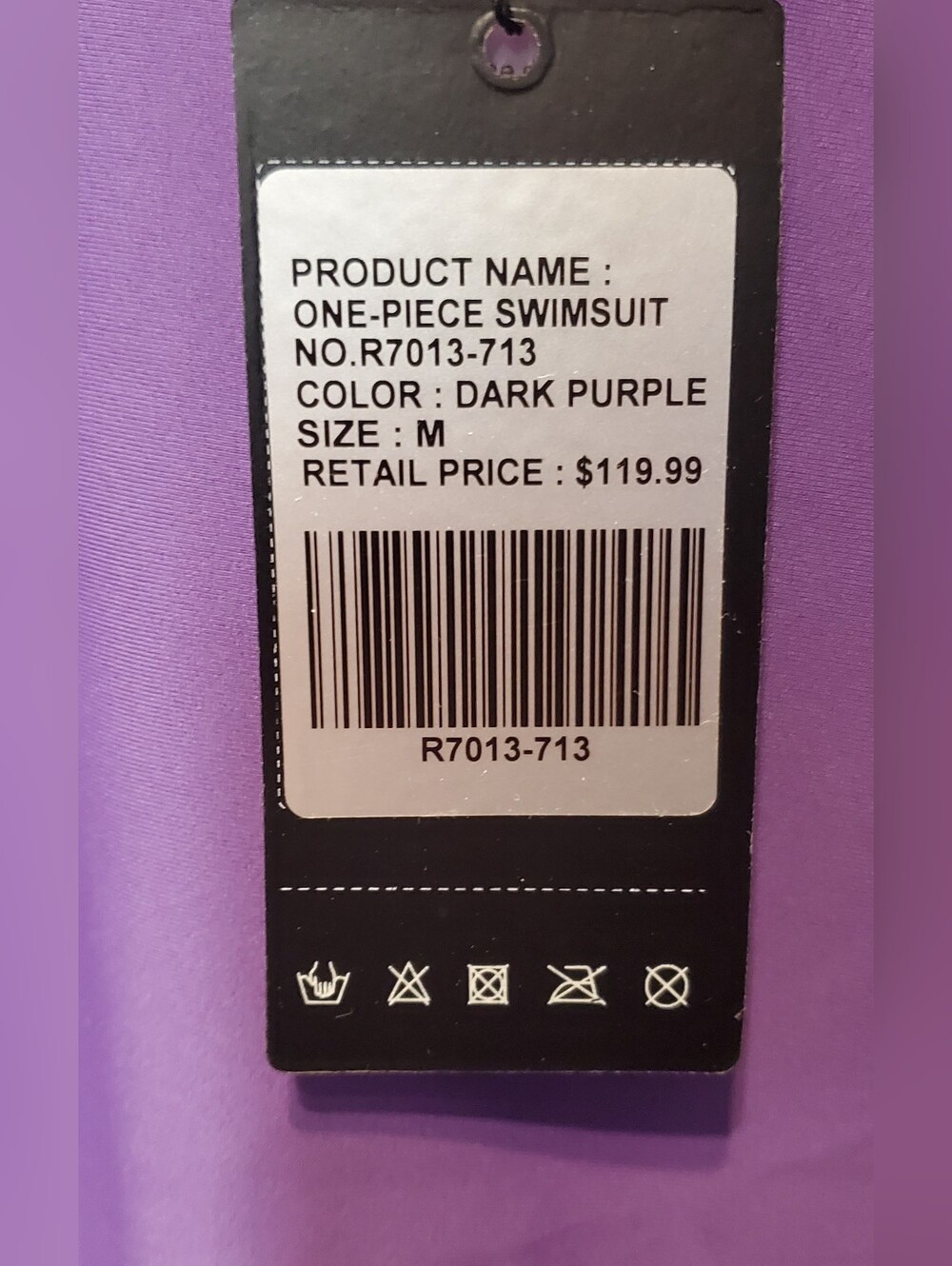 245. NWT - RELLECIGA Twist Front Shirred One Piece Swimsuit - Picture 5 of 11